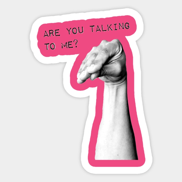 Real Life Sci-Fi Talk to the Hand Sticker by Real Life Sci-Fi